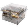 Practical Plastic Clippers Guard Holder Designed To Prevent Loss And Damage Storage Box For Barbers And Home Use