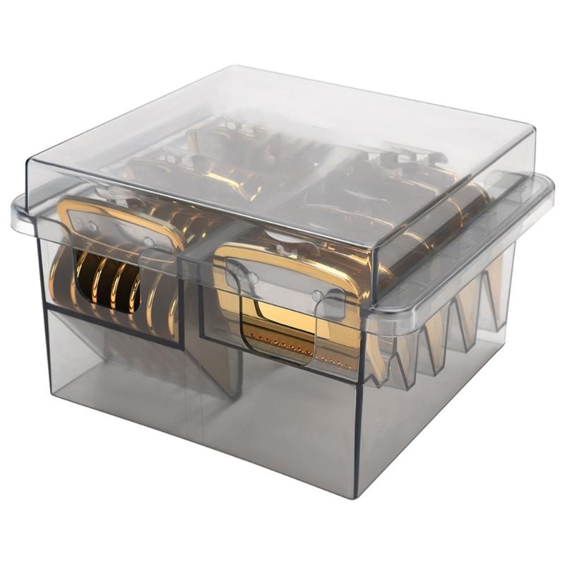 Practical Plastic Clippers Guard Holder Designed To Prevent Loss And Damage Storage Box For Barbers And Home Use