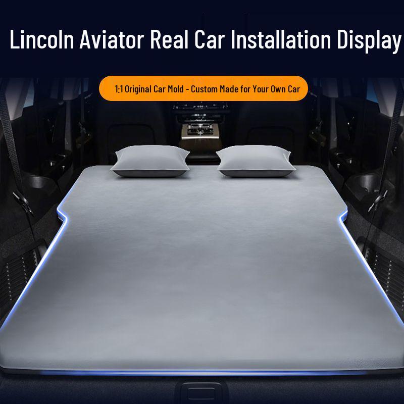 Luxury Inflatable Car Mattress for Lincoln Aviator - Trunk Sleeping Pad Air Cushion