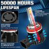 2 Pezzi Canbus H11 LED H7 H8 9005 HB3 9006 HB4 Lampadine LED per Fari 6000K 70W 40000Lm Super Luminose 24 Nuclei CSP Turbo Faro DRL Luce di Marcia Diurna