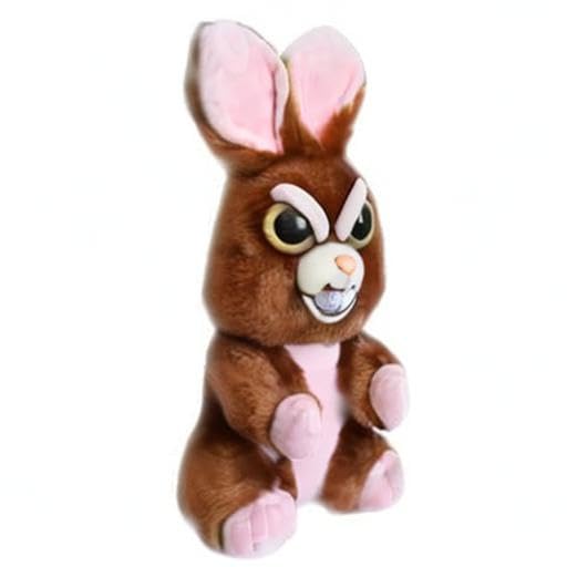 Feisty Pets Grin Bunny, a Smile Bunny with a Changing Expression, by RANGS Japan, Plush Toy