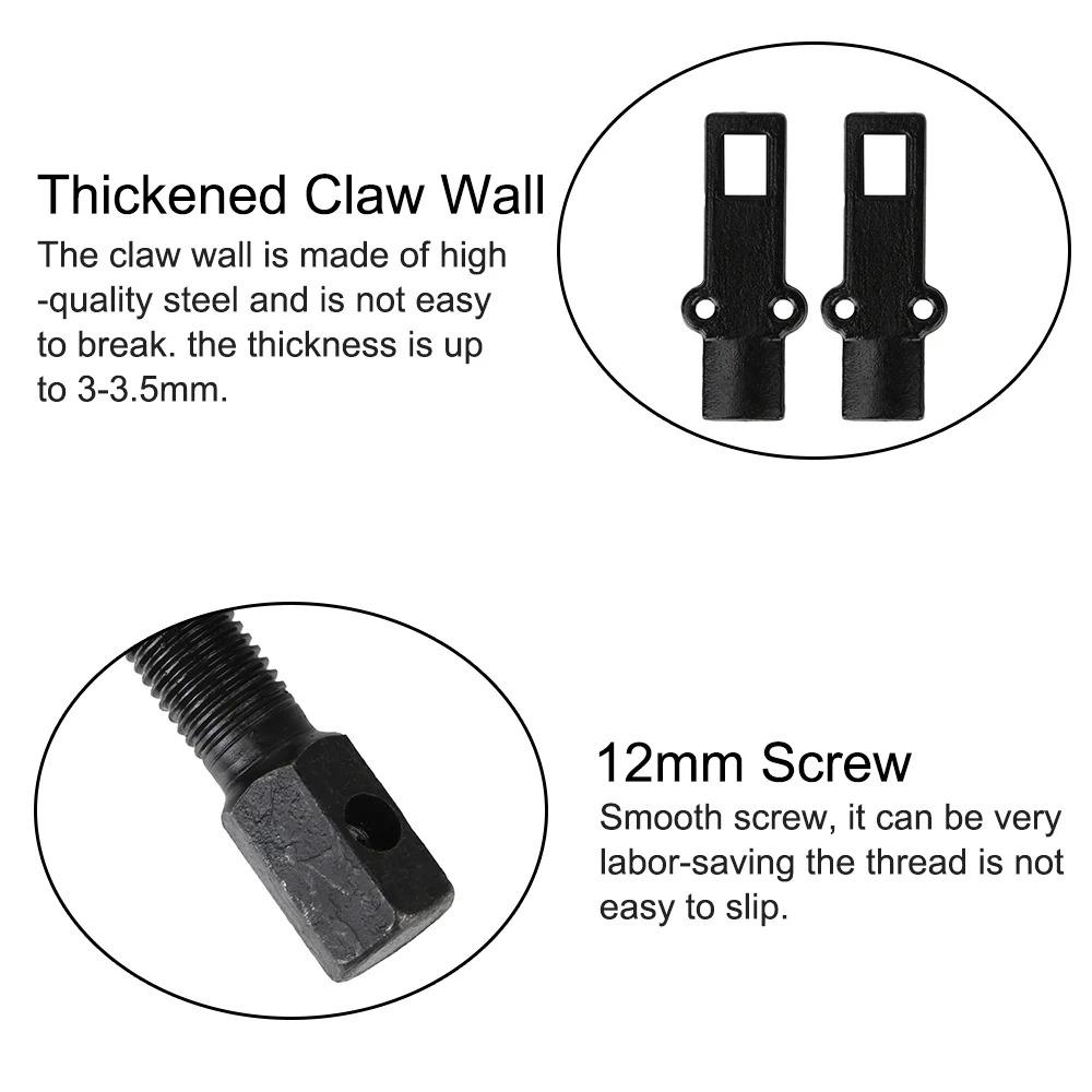 Extractor de Roți Dințate Placat Negru Două Fălci Accesorii Auto Scule de Demontare Auto Extractor Forjat Brațe de Instalare Extractoare Rulmenți Armatură