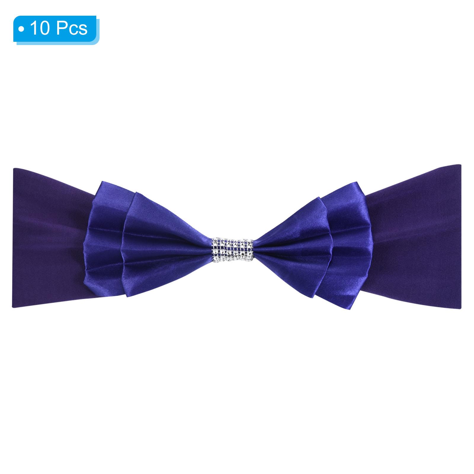 

Банты на стулья, эластичные ленты-чехлы на стулья из спандекса, пояса с бантами для свадебного банкета, 12 x8