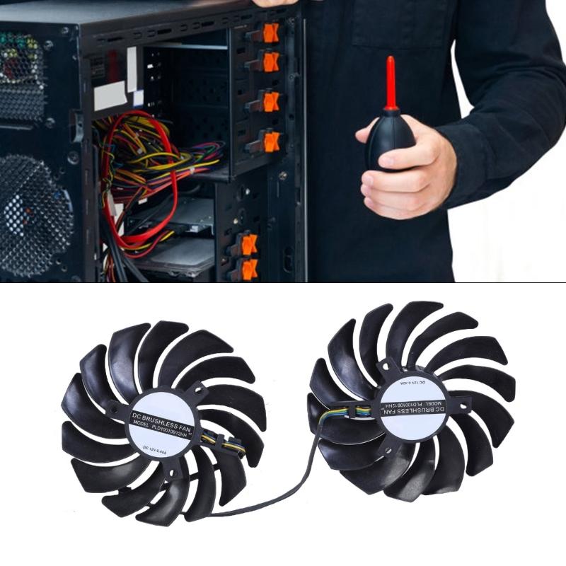 Graphics Card Cooling Fan for RTX2080 2080Ti 2070 Video Card Optimaled Cooling Effect 4Pin Connection Quiet Running Fan