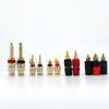 5 types red black Terminal Amplifier Speaker Brass Gold Plated 4mm Banana jack Plug Audio Socket Binding Post Power Connector