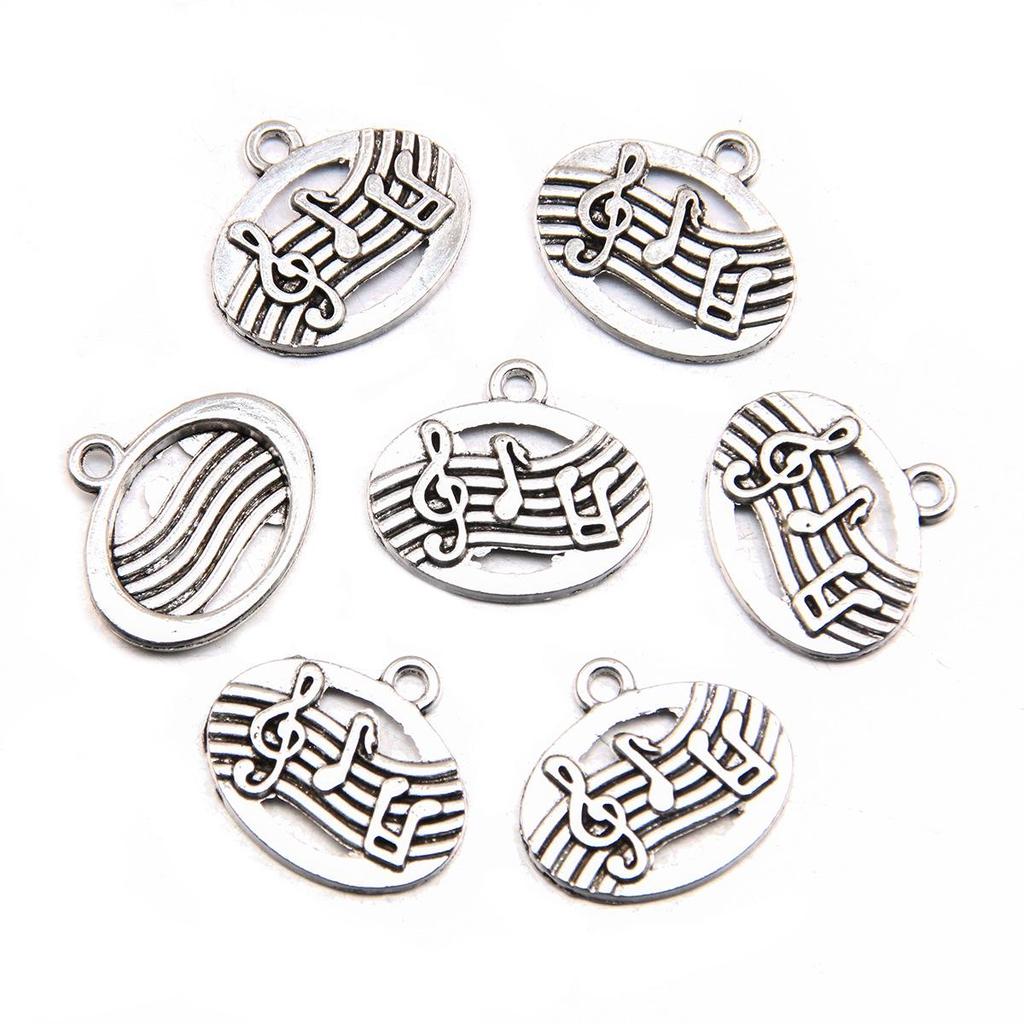 Retro Multi-Instrument Antique Silver Pendant Handmade Necklace Bracelet – Creative Accessories Boutique