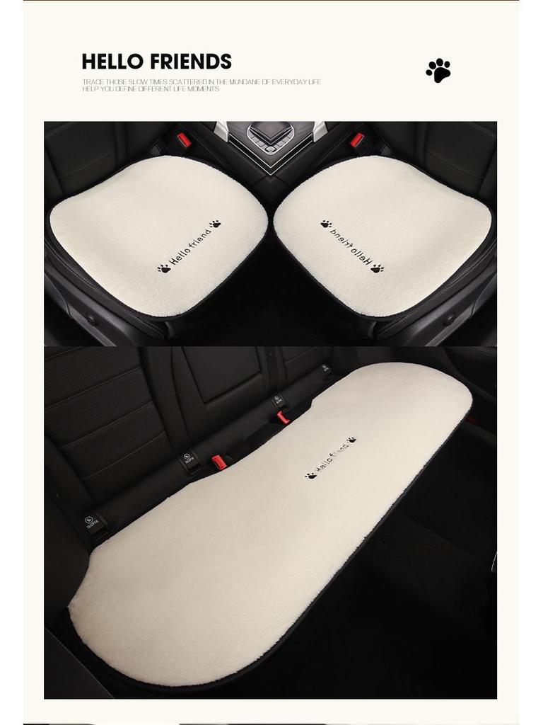 Siamese Cat Cartoon Plush Car Seat Cushion for Nissan N6/Tiida/Sylphy/N7/Tanlu/Qashqai