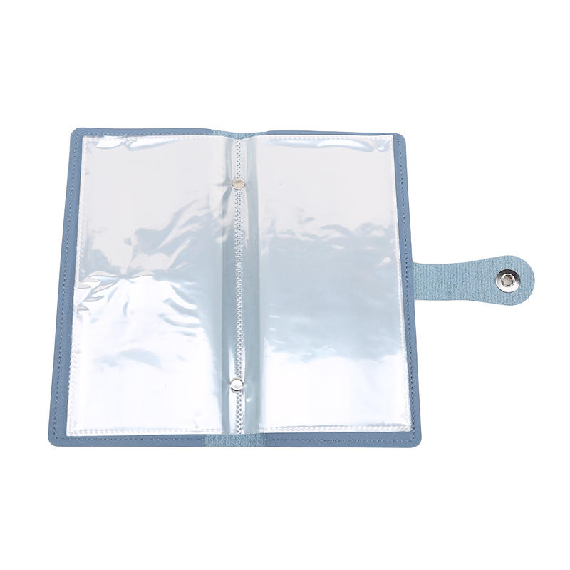 PU Leather Deposit Certificate Holder Transparent Bill Receipt Payment Cash Storage Book Office Classification Organizer Pouch