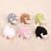 Lifelike Lamb Plush Keychain Plush Chubby Lamb Plush Toy Stuffed Animal Keyring  Bag Decoration