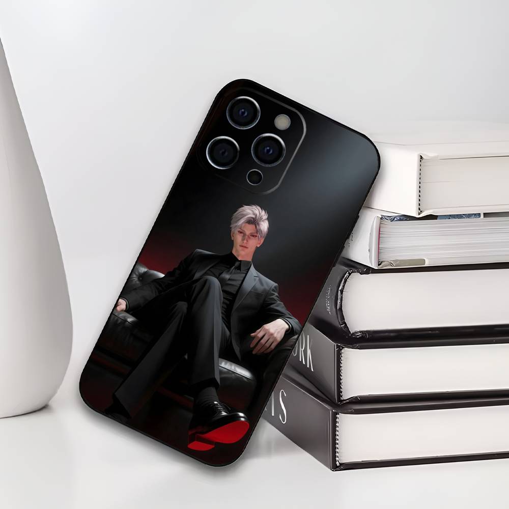 S-Sylus L-Miłość i D-Głęboki Kosmos Etui na Telefon Dla iPhone 17,16,15,14,13,12,11 Plus,Pro Max,XS,Miękki Silikon Czarny Pokrowiec