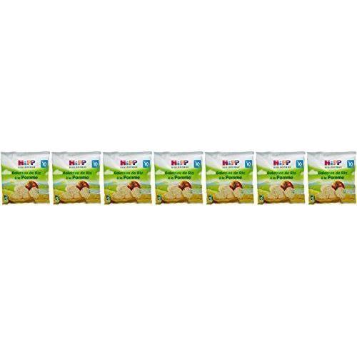 Hipp Biologique Galettes de Riz à la Pomme dès 10 Mois 7 Sachets de 30 g - FR3566-01