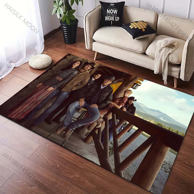 

Multi-size Y-Yellowstone Print Carpet for Living Room Bedroom Sofa Doormat Decor Sofa Table Area Rug Non-slip Floor Mat 40cm x 60cm