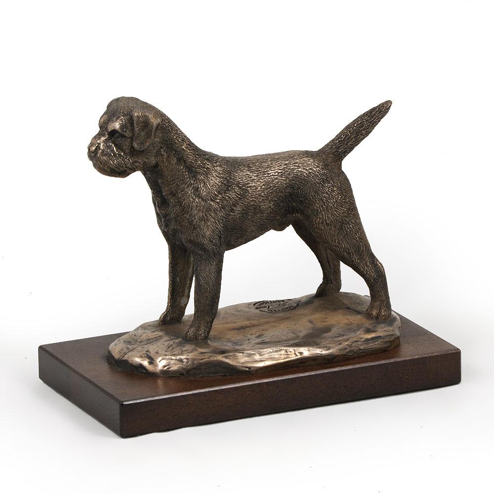 Border Terrier - Dog Statue, Figurine for Office, Trophy for Dog Show by Art-Dog Brand