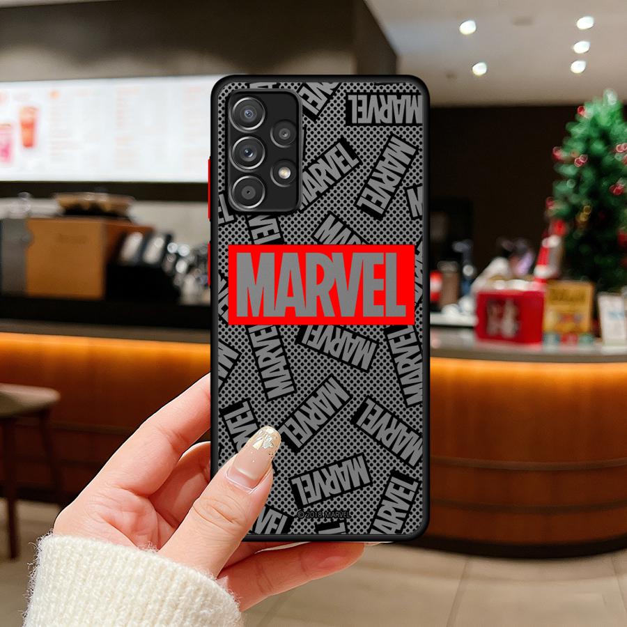 Pouzdro pro Samsung Galaxy A54 A35 A53 A52S A72 A17 A52 A73 A33 A16 A15 A14 A23 A34 A36 A56 A55 Kryt na telefon Logo hrdiny Marvel