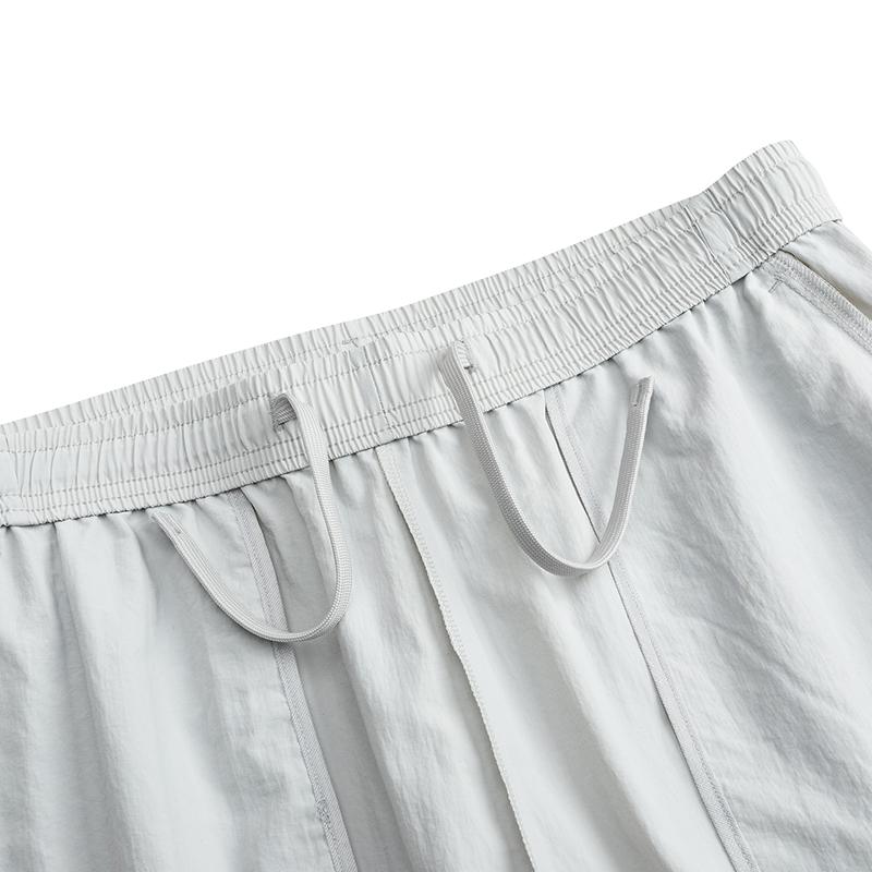 Anta Outdoors Woven Sports Long Pants Summer Casual Pants Men bottoms White-Mist-Gray 952626506-1