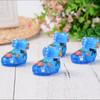 4Pcs/Set Cartoon Dog Summer Jelly Sandals Non-slip Hollow Puppy Shoes  Outdoor Hiking
