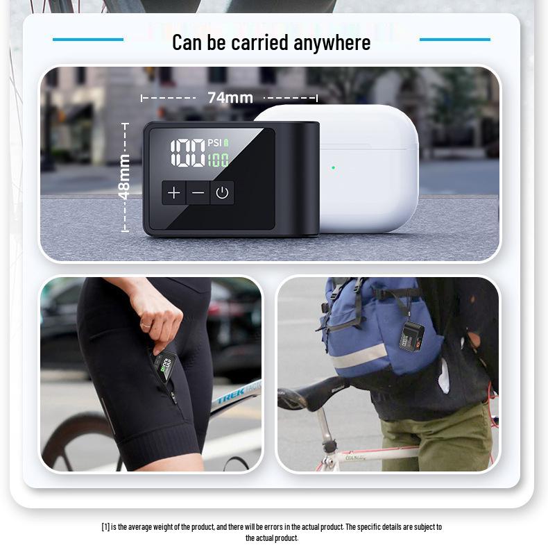 Dağ ve Yol Bisikletleri İçin Woxin Ultra Mini Akıllı Elektrikli Hava Pompası