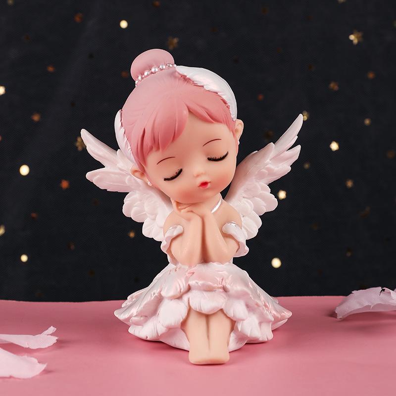 Bella Ballet Girl Figurine - Cute Vinyl Cake Topper & Desktop Decoration for Girls