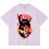 230 Gsm 100% Cotton Fire Force V1 Shinra Print Unisex Heavy Cotton T Shirt
