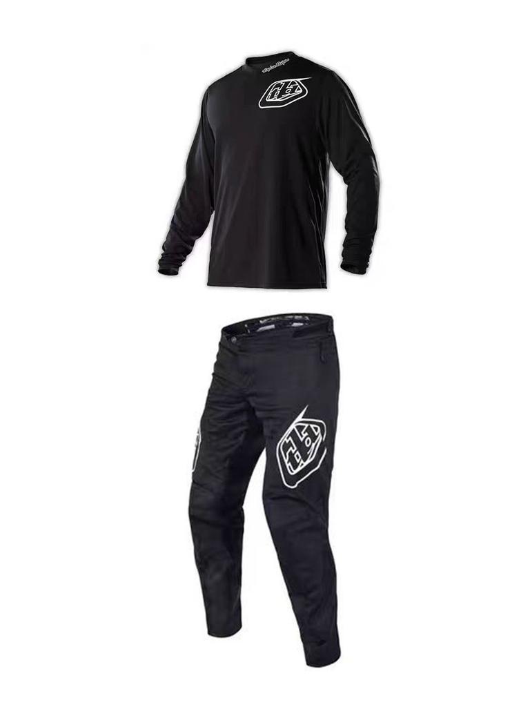 Jugend Kinder Downhill Anzug Mountainbike Reitanzug Set Feuchtigkeitsableitend Offroad Motorrad Rennanzug Straßenauto