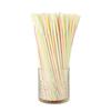 100 pcs Disposable Bendable Colored Plastic Straws for Juice and Drinks