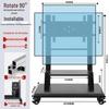 Universal Movable TV Stand with Wheels for 55-70 inch Screens