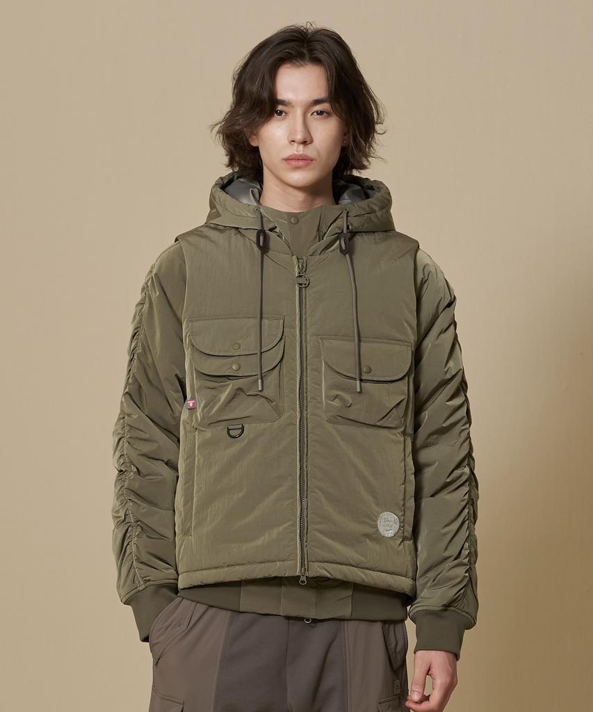 Bbc Earth Primaloft Layered Ma-1 Jumper_Green
