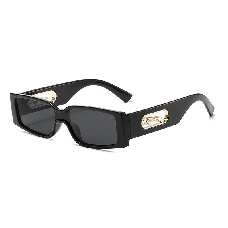 JYL TS Sunglasses Small Square Rivet UV European/1554