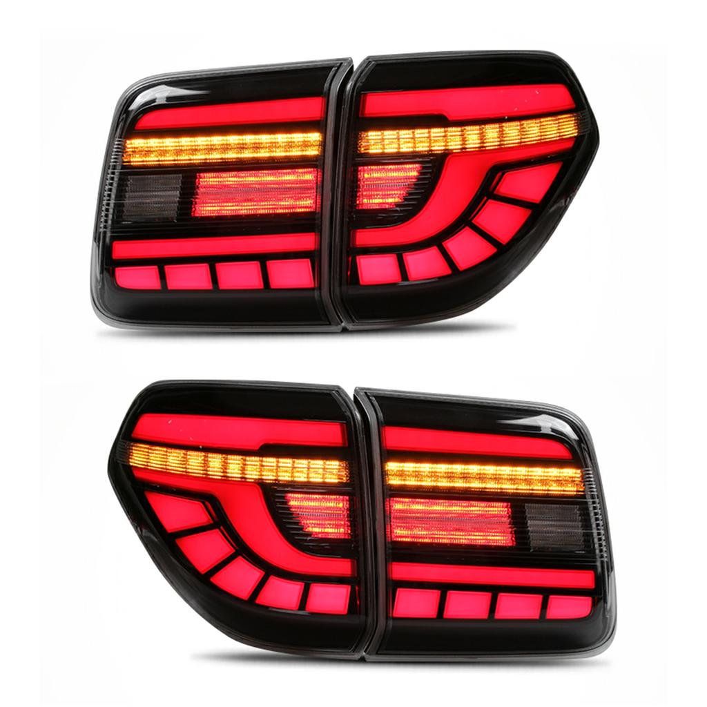 Full LED Dynamic Tail Lights Smoked Lens IP67 Waterproof Fit for Nissan Patrol Y62 2010 2019