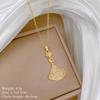 Multi-Element Style Copper Micro-Inlaid Necklace Combination Female Real Gold Electroplated Exquisite Collarbone Chain
