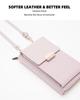 2025 Trendy Korean Style Women's Crossbody Bag – Simple Lock Design & Mobile Phone Holder