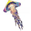 1 Set Colorful Kites Children'S Toys Professional Flying Fluorescent Jellyfish Kites For Adults Outdoor Games