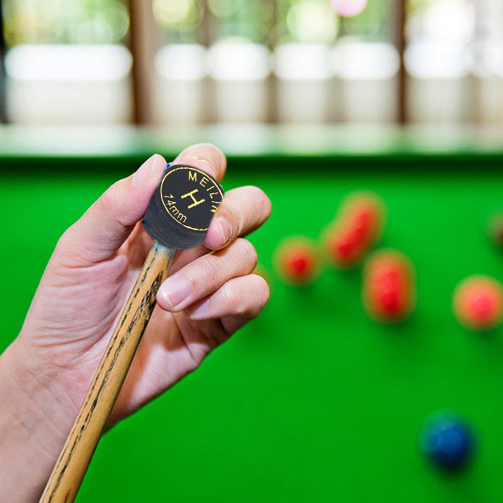 1PC H/M/S/SS 14MM Black Multi-Layer Pool Cue Tip For Nine Clubs Billiard Supplies