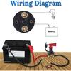 Heavy Duty Battery Disconnect Isolator Master Cut Out/Off Kill Switch 12V/24V 20