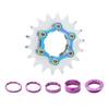 Single-Speed-Umrüstsätze für Mountainbikes und Rennräder, Aluminiumlegierung 16T 18T Fahrrad-Single-Speed-Ritzel