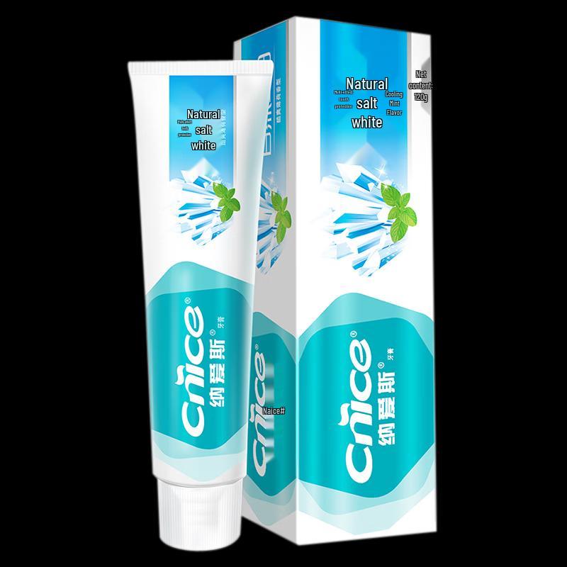 NICE Cool Ice Chrysantheme & Natürliches Salz Zahnpasta Doppelpack
