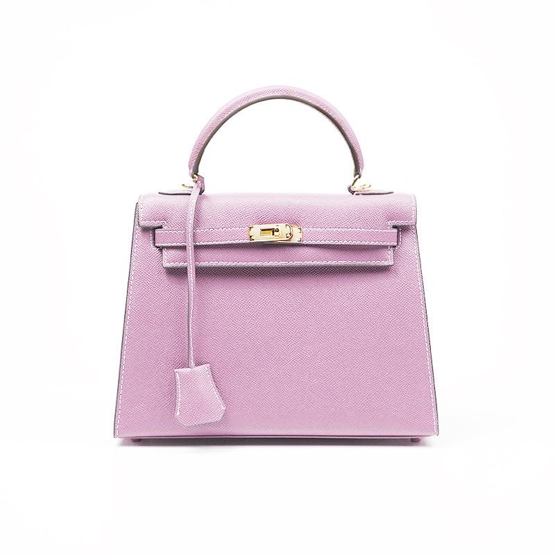 

Сумка Kelly з натуральної шкіри, жіноча розкішна сумочка - Колекція Осінь/Зима 2025: Елегантна сумка через плече для поїздок на роботу та стилю високого класу. Mini 19*7*14