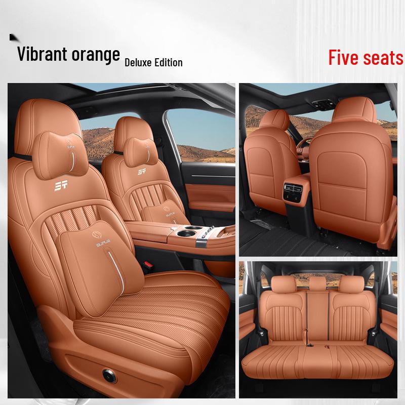 Universal All-Season Leather Seat Cover for Geely Galaxy Starbright 8