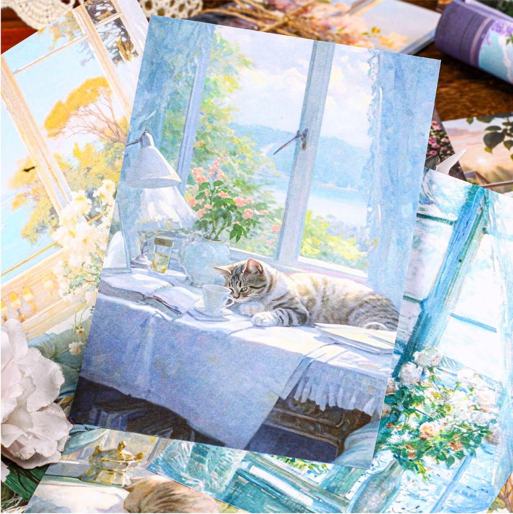 Scenic Paper for DIY Window Collage & Ita-bag Decor