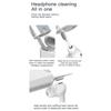 Portable Earbud Cleaning Pen 8-in-1 Professional Cleaner Kit Earphone Cleaning Brush for Bluetooth-compatible Earbud