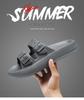 Men's Lightweight Outdoor Beach Slippers - Hole Design, Single Strap, Large Size Sandals