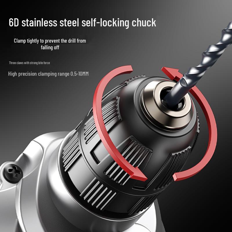 Multifunktionale elektrische Handbohrmaschine, 220V kabelgebunden mit Pistolengriff, arbeitssparendes Elektrowerkzeug