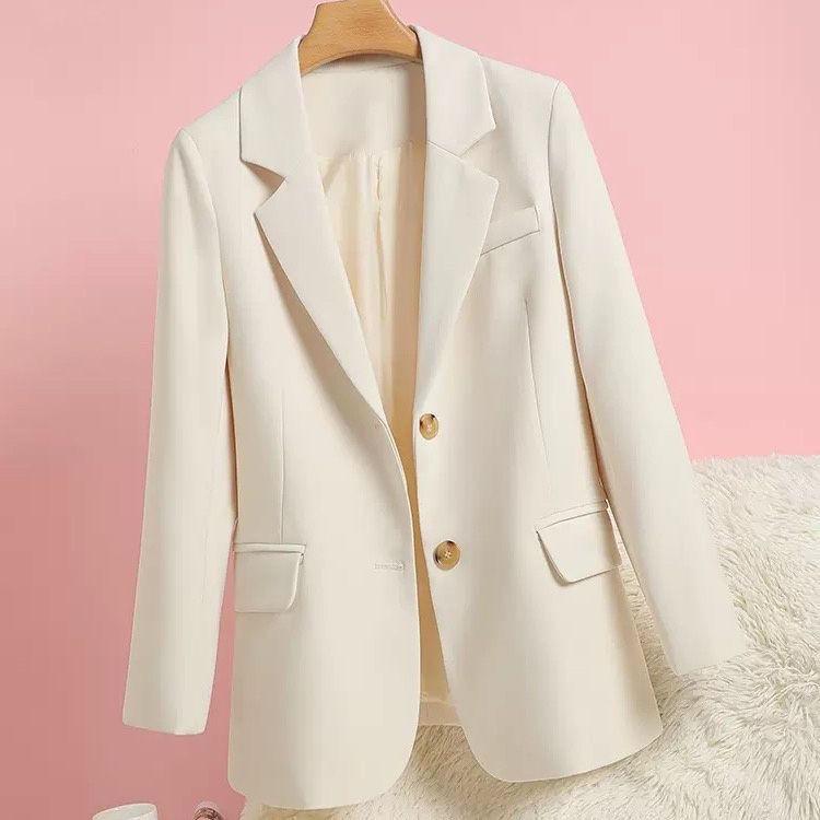 2025 Spring & Autumn Fashion Women's Single-Breasted Versatile Suit Jacket