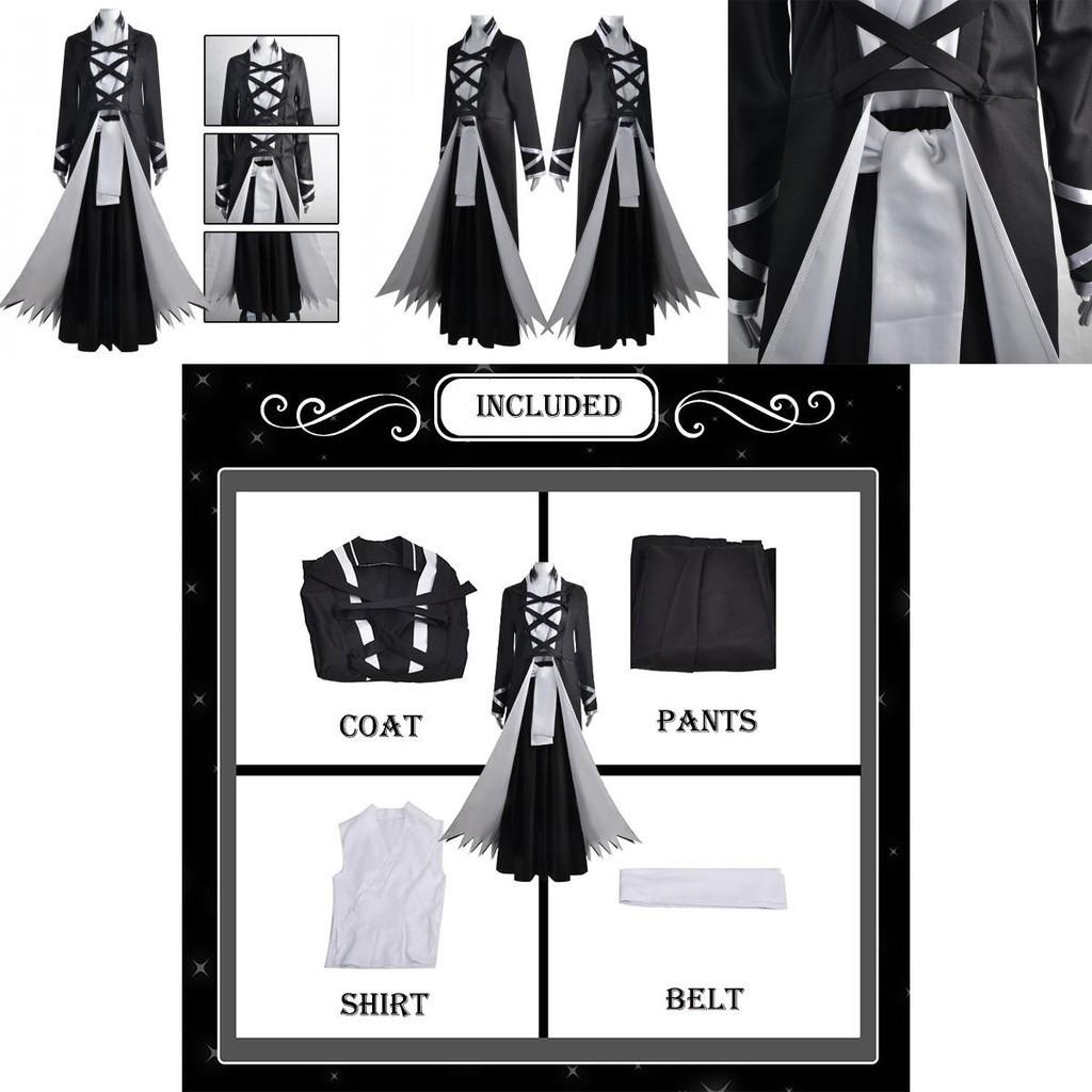 High Quality Bleach Kurosaki Ichigo Robe Cosplay Costume Halloween Carnival Party
