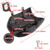 Motorrad Rücksitz Schwarz Soziuspolster Kissen Leder Für Victory Vegas Kingpin Boardwalk High Ball Gunner 2003-2017