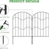 Decorative Fences Garden Folding Border Fence 10x Temporary Fencing For Pet Area Lawn Outdoor Patio Flower Bed Use Yard