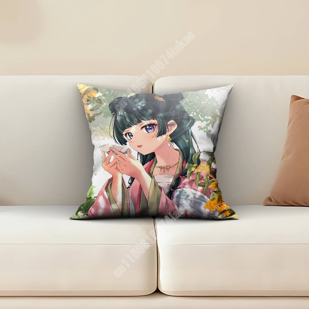 Maomao The AApothecary DDiaries Pillow Cover Cushion Case Sofa Couch Modern Apartment Decor Family Furnishing