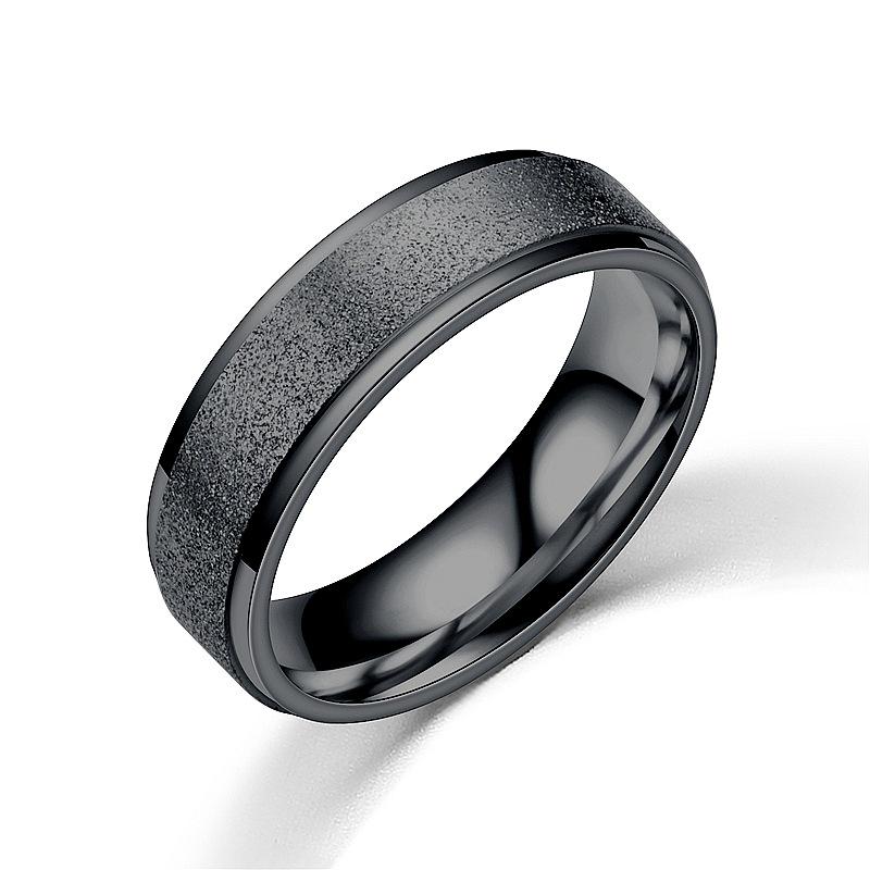 Hot élégant or Rose Mat Bandes Femmes//Homme Tungstène Promesse de Mariage Amour Bague