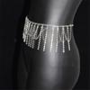 Elegant Rhinestones Body Chain Waist Jewelry For Women Tassels Waist Chain Party Dress Accessory Stage Performances Props