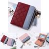 Stylish Women's Cute Embossed Pu Leather Wallet With Tassel Zippers And Coin Pocket